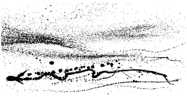 Anguille Papier Peint Anguille Peinture Pinceau Encre — Image vectorielle