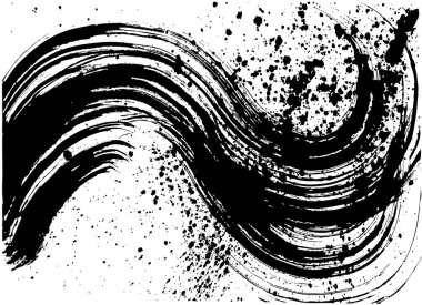 Deniz spreyi. tsunami. fırça dalgası.