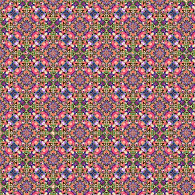 Dijital bilgisayar grafikleri kusursuz desen. Kumaş, duvar kağıdı, arkaplan için doku tasarımı.