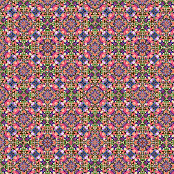 Dijital bilgisayar grafikleri kusursuz desen. Kumaş, duvar kağıdı, arkaplan için doku tasarımı.