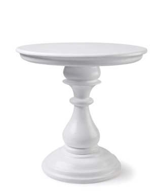 Beyaz arka planda ahşap yakın plan. İzole edilmiş