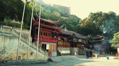 Çin 'deki Chongqing Laojundong Taoism Tapınağı