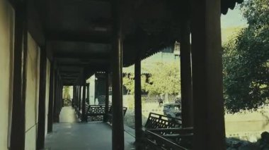 Hangzhou, Çin 'deki geleneksel Çin tarihi binaları