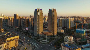 Çin 'in güneybatısındaki Kunming Yunnan' dan kent zaman çizelgesi görüntüsü