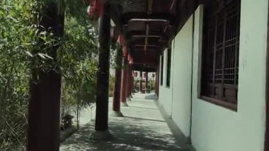 Jiangsu, Çin 'deki Nanjing şehrinin tarihi binaları.