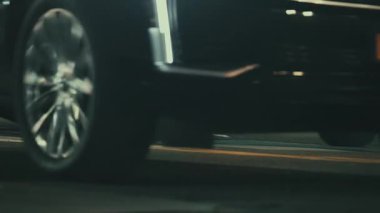 NEW YORK CITY, USAOCT 14, 2022: Kentsel şehir gece manzarası