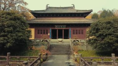 Hangzhou, Çin 'deki geleneksel Çin tarihi binaları