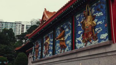 Çin, Asya 'daki Hong Kong Man Mo Tapınağı.