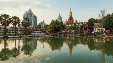 Çin 'in güneybatısında Yunnan, Jinghong bölgesinde Xishuangbanna zaman çizelgesi manzarası
