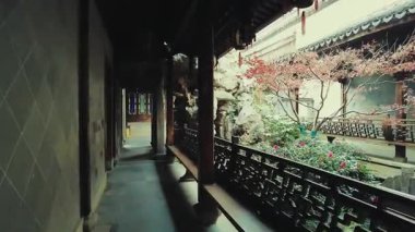 Hangzhou, Çin 'deki geleneksel Çin tarihi binaları