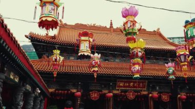 Çin, Asya 'daki Hong Kong Man Mo Tapınağı.