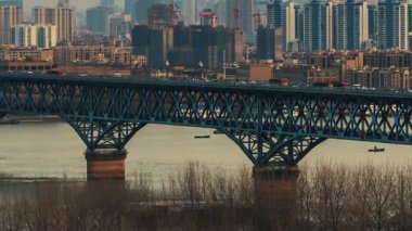 Yangtze Nehri Köprüsü Jiangsu, Çin 'deki Nanjing şehrinin zaman çizelgesi