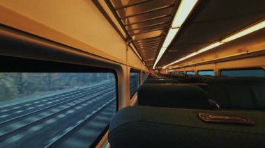 New Jersey 'den New York' a tren yolculuğu görüntüsü