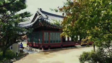 Güney Kore, Seul 'deki Changgyeong Sarayı tarihi binaları.