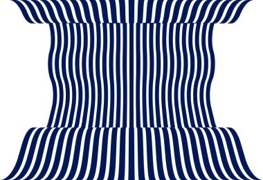 Perspektif vektör arkaplanındaki 3B soyut çizgiler, modern moda tasarım unsuru, reklam afişleri ve kapaklar için havalı tarz düzeni, retro şablon.