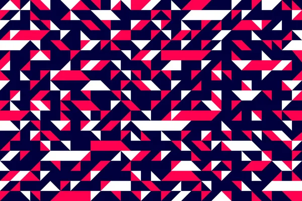 Mosaik Sömlösa Mönster Geometriska Kaotiska Kakel Vektor Bakgrund För Tapeter — Stock vektor