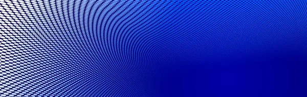 Mörkblå Prickar Perspektiv Vektor Abstrakt Bakgrund Multimedia Internet Informationstema Våg — Stock vektor