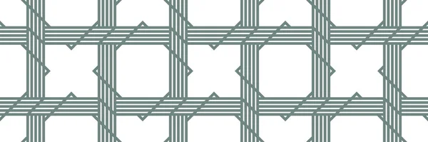 Gitter Geometrische Nahtlose Muster Vektor Design Trendige Retro Stil Minimale — Stockvektor
