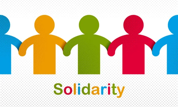 Todo Mundo Pessoas Conceito Sociedade Global Diferentes Raças Solidariedade Estamos —  Vetores de Stock