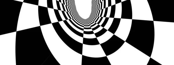 Шахматная Сетка Трехмерной Перспективе Векторный Абстрактный Фон Текстура Флага Расы — стоковый вектор