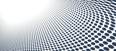 Noktalı vektör soyut arkaplan, perspektif akışındaki siyah noktalar, noktalı doku soyutlaması, büyük veri teknolojisi resmi, tek renk serin fon.