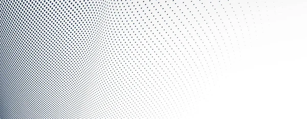 Grey Dots Perspective Vector Abstract Background Dotted Pattern Cool Design — Wektor stockowy