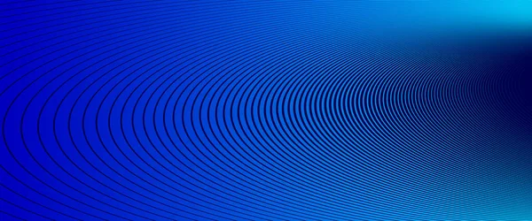 Lignes Bleues Perspective Arrière Plan Abstrait Vectoriel Conception Minimale Linéaire — Image vectorielle