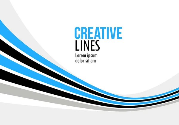 Lines Motion Vector Abstract Background Perspective Creative Optical Design Stripes — Stock Vector