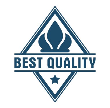 Beyaz arkaplanda izole edilmiş vektör premium özel etiketi, ürün logosu veya rozet en iyi fiyat, klasik tarz orijinal rozet, garanti sembolü.