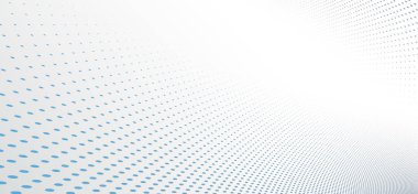 Noktalı vektör soyut arkaplan, perspektif akışındaki mavi ve gri noktalar, noktalı doku soyutlaması, büyük veri teknolojisi resmi, havalı arkaplan.