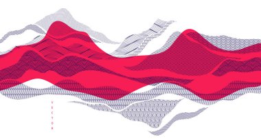 Doğa sanatı oryantal Japon tarzı vektör soyut arka plan kırmızı renklerde, su şekilleri ve dokuları gibi akışkan.