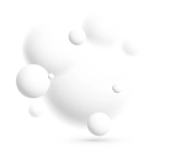 偏光悬浮球大气环境矢量背景 三维球体动态设计 简便的未来壁纸 — 图库矢量图片