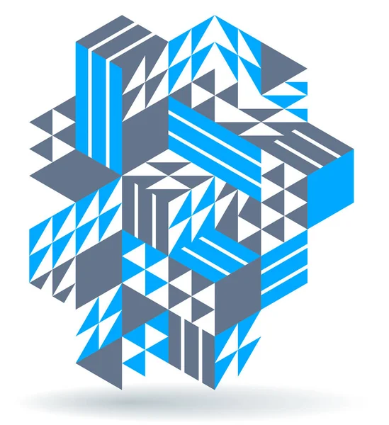 Isométrico Cubos Vector Abstracto Fondo Geométrico Abstracción Arte Poligonal Diseño — Vector de stock
