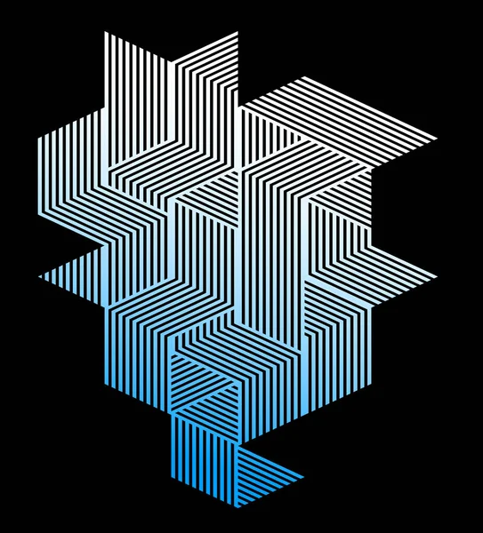 Fond Géométrique Artistique Vectoriel Abstrait Papier Peint Art Dynamique Design — Image vectorielle