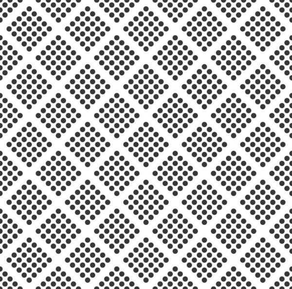 Einfache Minimalistische Gepunktete Raute Nahtlose Muster Vektor Wiederholen Fliesen Hintergrund — Stockvektor