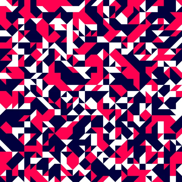 Mosaïque Fond Sans Couture Vecteur Chaotique Abstrait Fond Carrelage Géométrique — Image vectorielle