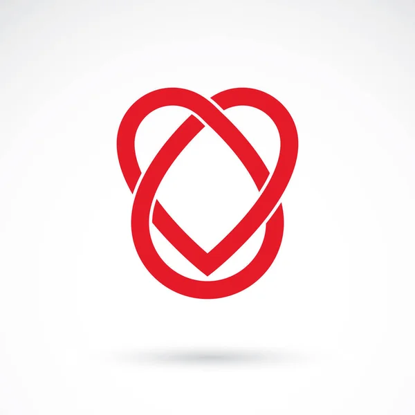 Векторні Ілюстрації Форми Серця Крапель Крові Захворювання Серцево Судинної Системи — стоковий вектор