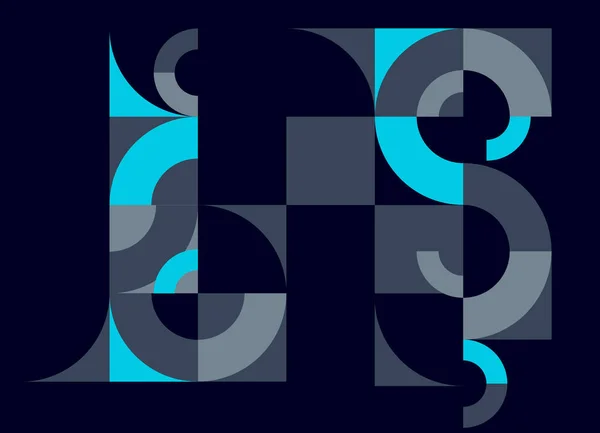 Abstrakter Vektor Künstlerischen Geometrischen Hintergrund Dynamische Kunst Tapete Neo Geometrie — Stockvektor