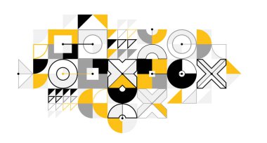 Soyut geometrik model vektör arkaplan izole, teknoloji stili motor bileşim gibi görünüyor, mühendislik taslak modeli, mekanizma.