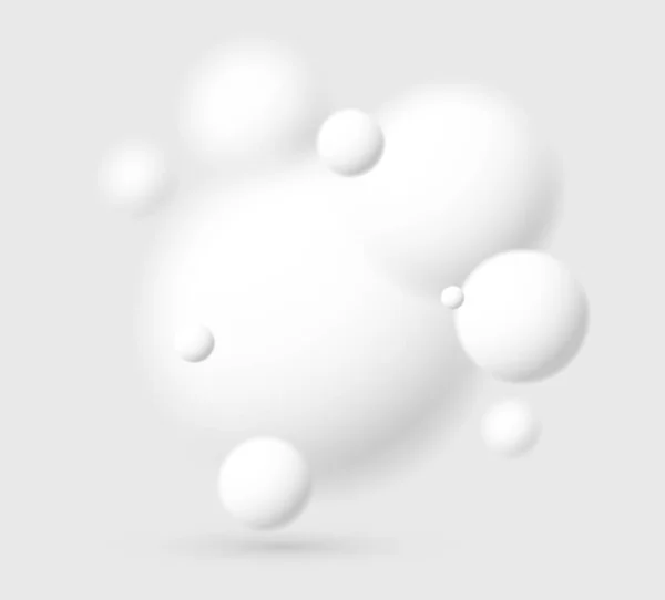 偏光悬浮球大气环境矢量背景 三维球体动态设计 简便的未来壁纸 — 图库矢量图片