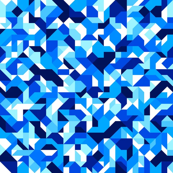 Mosaik Nahtlosen Hintergrund Vektor Chaotischen Abstrakten Geometrischen Fliesen Hintergrund Innenarchitektur — Stockvektor