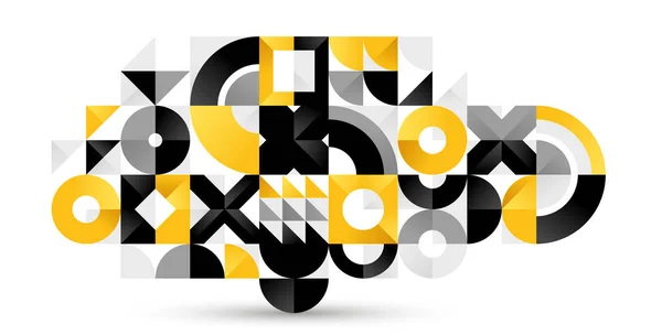 Fond Géométrique Abstrait Carreaux Vectoriels Papier Peint Carrelage Tendance Style — Image vectorielle