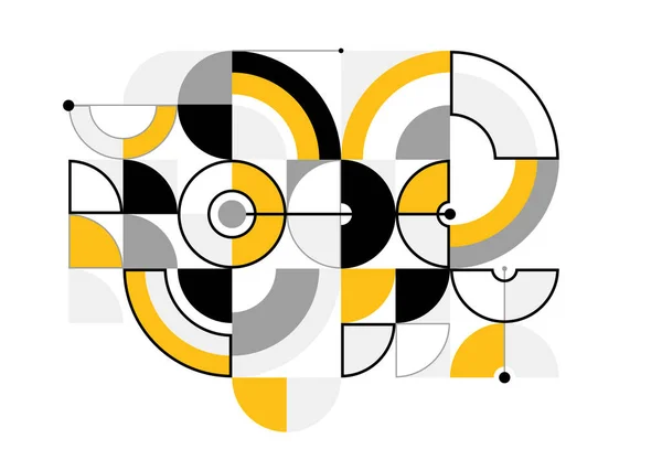 Motif Géométrique Abstrait Arrière Plan Vectoriel Isolé Moteur Style Tech — Image vectorielle
