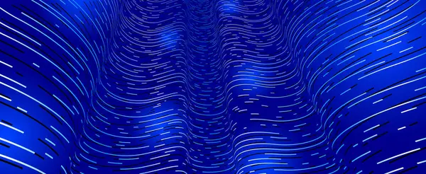 Технологія Векторний Абстрактний Фон Лініями Великого Потоку Даних Абстракція Нанотехнології — стоковий вектор