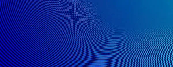 三维透视矢量抽象背景中的蓝线 动态线性极小设计 维数和运动中的波阵形 — 图库矢量图片