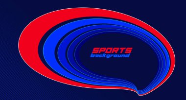 Sports soyut vektör arkaplan 3 boyutlu vektör tasarımı metin, poster pankartı veya herhangi bir reklam şablonu, spor oyunları veya yarış ve çalışma aktiviteleri için yer.