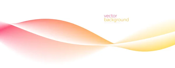 Flytande Färg Kurva Form Med Mjuk Lutning Vektor Abstrakt Bakgrund — Stock vektor