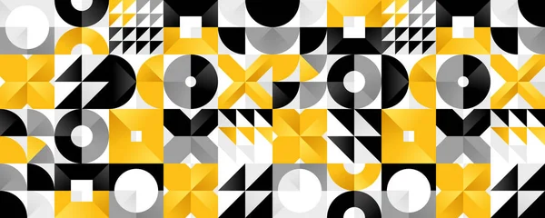 黄色素色无缝线矢量抽象背景 几何无缝图案 用几何形状结构给无休止的壁纸贴上标签 — 图库矢量图片