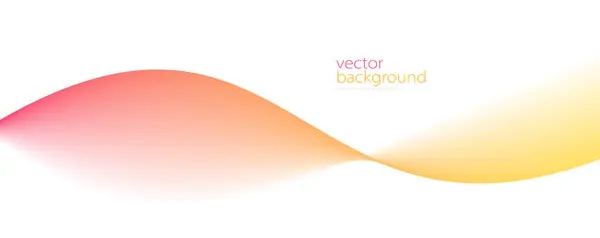 Forma Curva Color Que Fluye Con Fondo Abstracto Vector Gradiente — Vector de stock