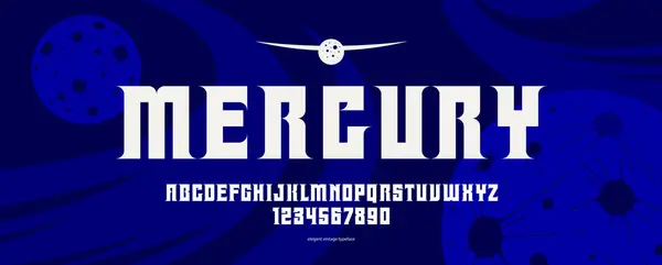 Elegante Maar Gedurfde Sterke Lettertype Voor Logo Creatie Vector Luxe — Stockvector